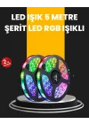 Mey İthalat® 5 Metre Kumandalı Su Geçirmez Şerit LED
