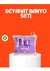 Mey İthalat® 5 Parça Seyahat Kişisel Bakım Seti Şişe Sprey Krem Kutulu
