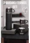 Mey İthalat® 500 ml Kapasiteli Taşınabilir Basınçlı Termos Seti Günlük Kullanım için İdeal