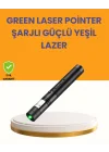 Mey İthalat® 5000mW Yeşil Lazer Pointer Profesyonel Uzun Menzilli