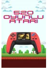 Mey İthalat® 520 Retro Oyunlu El Konsolu Atari Oyun Konsolu Taşınabilir