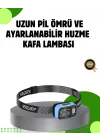 Mey İthalat® 53 Modlu Süper Parlak LED Kafa Lambası Type C Şarjlı Güç Göstergeli