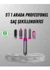 Mey İthalat® 5’i 1 Arada Saç Şekillendirici Set Kuaför Düzeyinde Performans ve Ergonomik Tasarım
