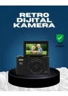 Mey İthalat® 5K UHD Dijital Kamera 75MP Sensör 18x Zoom Stabilizasyonlu