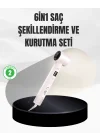 Mey İthalat® 6 Başlıklı Hızlı Kurutma ve Bukle Şekillendirme Seti