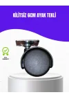 Mey İthalat® 6 cm Kilitsiz Masa Ayağı Tekli Döner Tekerlek