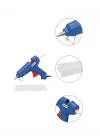 Mey İthalat® 60 W Silikon Tabancası 11 mm Silikon Uyumlu 5 Adet Hediye Silikon