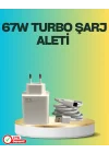 Mey İthalat® 67 Watt Type C Turbo Şarj Seti TCL 20 30 50 Uyumlu