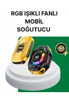 Mey İthalat® 7 Kanatlı Vortex Fanlı Akıllı Telefon Soğutma Aparatı