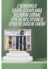 Mey İthalat® 7 Kordonlu Akıllı Saat Plastik Kordon Hasır Kordon Çelik Kordon