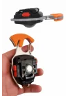 Mey İthalat® 7 Modlu Mini Led Lamba Anahtarlık USB Şarjlı Kamp İçin Taşınabilir