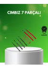 Mey İthalat® 7 Parça Hassas Çelik Cımbız Seti Elektronik ve Saat Tamiri İçin