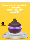 Mey İthalat® 7 Renk LED Işıklı Ultrasonik Aroma Difüzör 300 ml