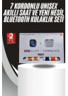 Mey İthalat® 9 Ultra Akıllı Saat 49mm 2inç Ekran 7 Kordonlu ve Bluetooth Kulaklık