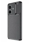 Mey İthalat®   A3 Kılıf Auto Focus Karbon Kapak - Siyah
