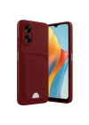 Mey İthalat®   A38 Kılıf Kelvin Kartvizitli Silikon - Bordo