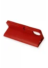 Mey İthalat®   A73 Kılıf Trend S Plus Kapaklı Kılıf - Kırmızı