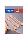 Mey İthalat® Doğal Gürgen 6lı Ahşap Servis Kaşığı – 13 cm, Mini Boy, Şık ve Pratik Mutfak Yardımcısı 713748