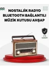 Mey İthalat® Ahşap Görünümlü Masaüstü Bluetooth Cihaz