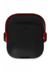 Mey İthalat®  Airpods 2 (2.nesil) Cool Kılıf - Siyah-Kırmızı