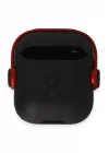 Mey İthalat®  Airpods 2 (2.nesil) Cool Kılıf - Siyah-Kırmızı