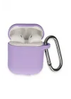 Mey İthalat®  Airpods 2 (2.nesil) Hang Kılıf - Lila