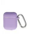 Mey İthalat®  Airpods 2 (2.nesil) Hang Kılıf - Lila