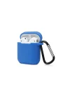 Mey İthalat®  Airpods 2 (2.nesil) Sert Silikon Kılıf - Mavi