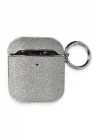 Mey İthalat®   Airpods 2 (2.nesil) Spell Simli Kılıf - Gümüş