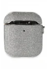 Mey İthalat®   Airpods 2 (2.nesil) Spell Simli Kılıf - Gümüş
