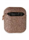 Mey İthalat®   Airpods 2 (2.nesil) Spell Simli Kılıf - Rose Gold
