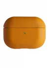 Mey İthalat®  Airpods 3 (3.nesil) 405 Deri Kılıf - Turuncu