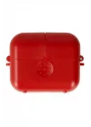 Mey İthalat®  Airpods 3 (3.nesil) Basmalı Kılıf - Kırmızı