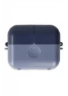 Mey İthalat®  Airpods 3 (3.nesil) Basmalı Kılıf - Mavi-Lacivert