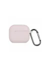 Mey İthalat®  Airpods 3 (3.nesil) Hang Kılıf - Pudra