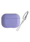 Mey İthalat®  Airpods Pro 2 (2.nesil) 405 Deri Kılıf - Lila