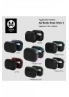 Mey İthalat®  Airpods Pro 2 (2.nesil) MO-A8 Armor Kılıf - Lacivert