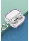 Mey İthalat®  Airpods Pro 2 (2.nesil) Shiny Şeffaf Kılıf - Sierra Blue