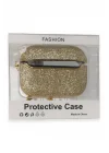 Mey İthalat®  Airpods Pro 2 (2.nesil) Spell Simli Kılıf - Gold