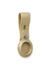 Mey İthalat®  Airtag Askılı Deri Kılıf - Gold