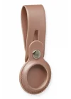 Mey İthalat®  Airtag Askılı Deri Kılıf - Rose Gold