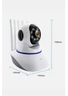 Mey İthalat® Akıllı Gece Görüşlü Sensörlü Wifi Kamera Telefondan Takip Edilebilir