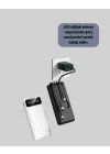 Mey İthalat® Akıllı LCD Ekranlı 20.000mAh Powerbank PD + USB + Type-C