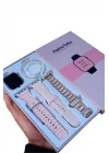 Mey İthalat® Akıllı Saat 3 Kordonlu Ve Aksesuarlı Bayanlar Için Şık Rose renk