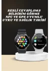 Mey İthalat® Akıllı Saat Amoled Ekran Bluetooth Bağlantılı Sesli Görüşme Nabız Ölçer
