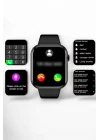 Mey İthalat® Akıllı Saat Arama Cevaplayan Dokunmatik Ekran Bleutooth Bağlantılı