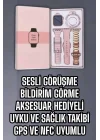 Mey İthalat® Akıllı Saat Bluetooth Bağlantılı Aksesuar Hediyeli GPS Takibi