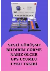 Mey İthalat® Akıllı Saat Bluetooth Kulaklık Hediyeli Bildirim Görme Sesli Görüşme Çoklu Kordon