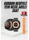 Mey İthalat® Akıllı Saat Sağlık Takibi Kalp Atışı Adımsayar Ultra Yeni Nesil nefes Egzersizi