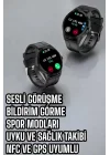 Mey İthalat® Akıllı Saat Sesli Görüşme Bluetooth Bağlantılı 3 Kordonlu